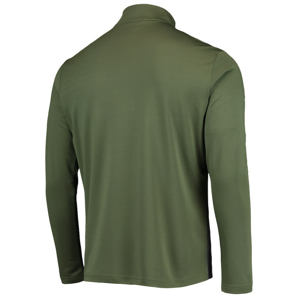 Chicago White Sox Levelwear Delta Pursue Quarter-Zip Jacket Olive