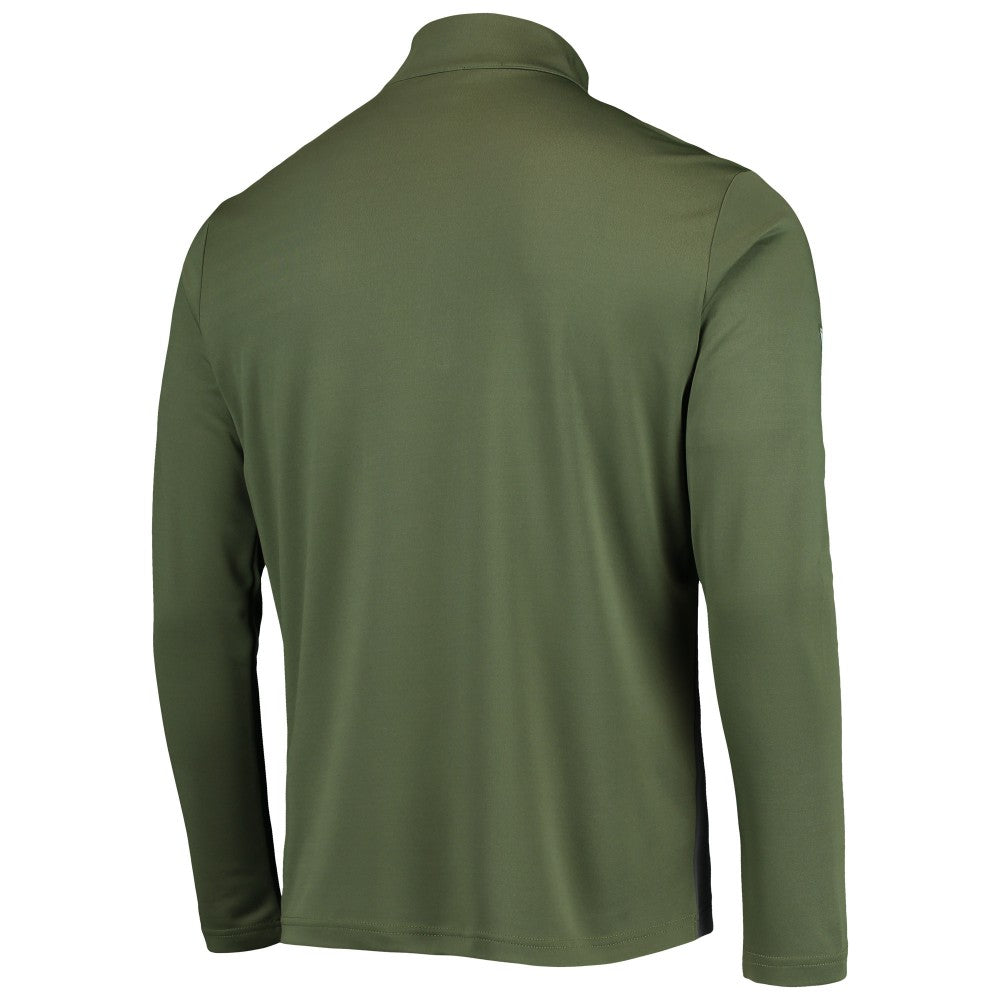 New York Mets Levelwear Delta Pursue Quarter-Zip Jacket Olive