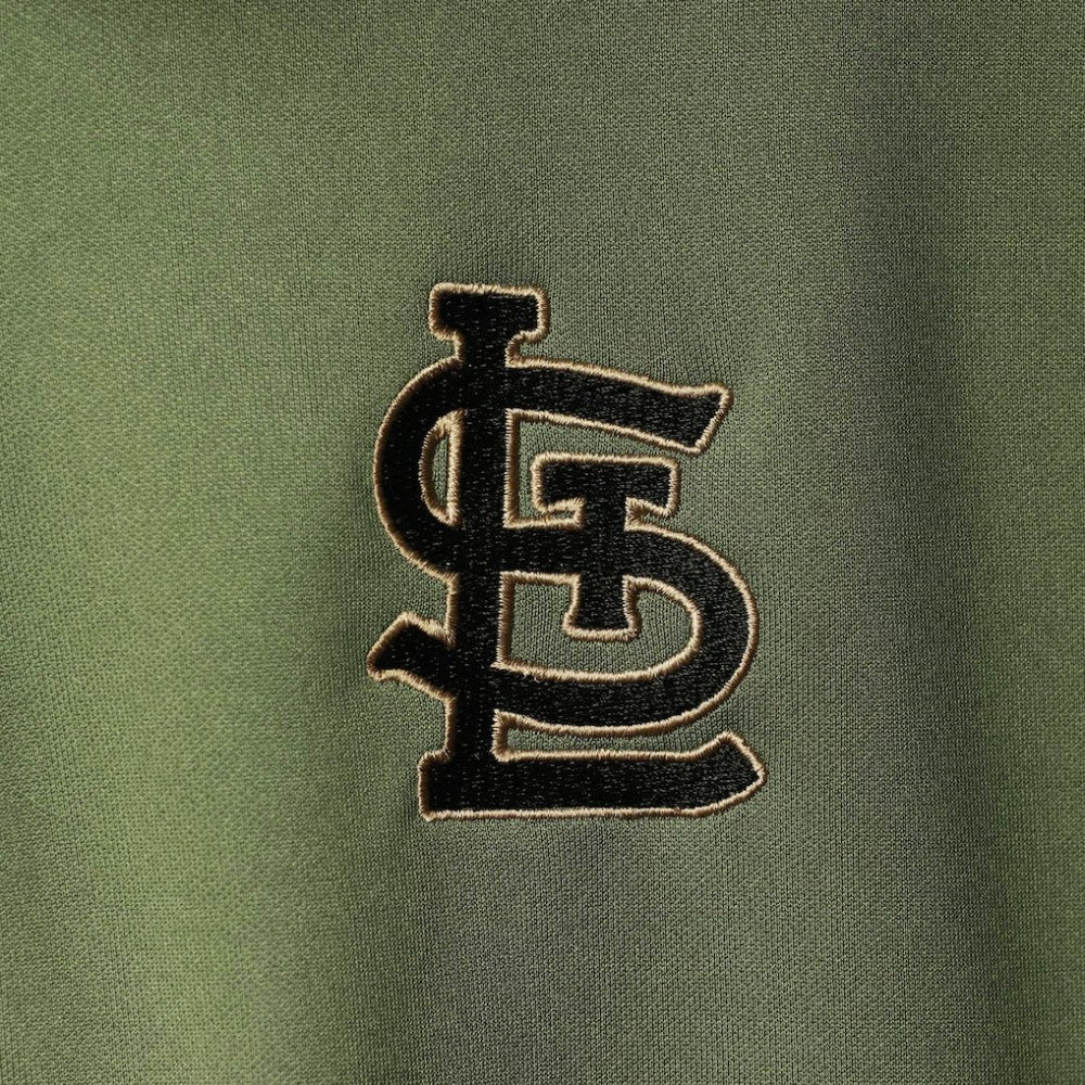 St. Louis Cardinals Levelwear Delta Pursue Quarter-Zip Jacket Olive