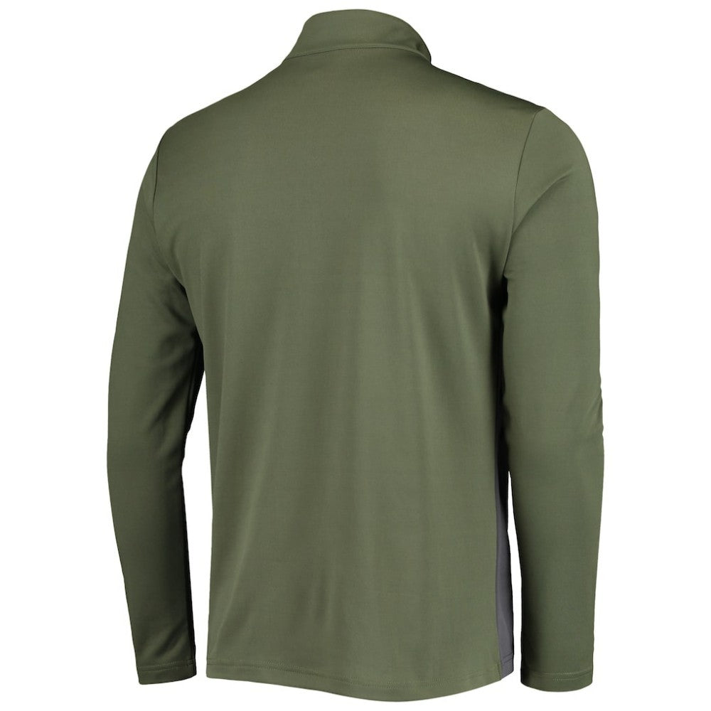 San Francisco Giants Levelwear Delta Pursue Quarter-Zip Jacket Olive