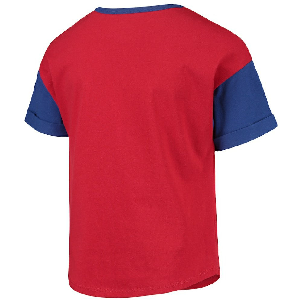 Chicago Cubs Girls Youth Bleachers T-Shirt Red