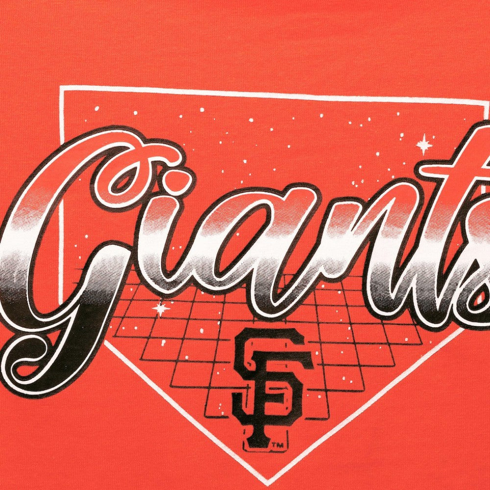 San Francisco Giants Girls Youth Bleachers T-Shirt Orange