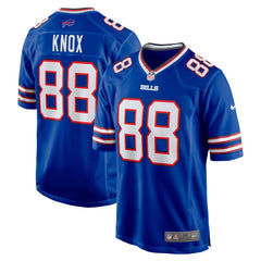 Dawson Knox Buffalo Bills Game Jersey - Royal discount