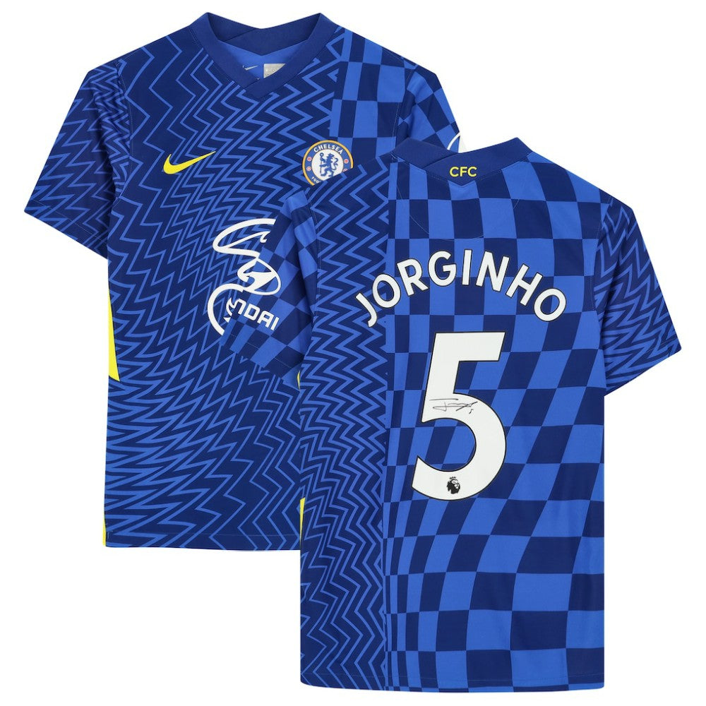 Jorginho Chelsea Autographed 2021-22 Home Jersey for sale