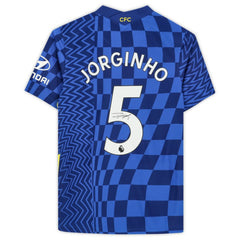 Jorginho Chelsea Autographed 2021-22 Home Jersey for sale