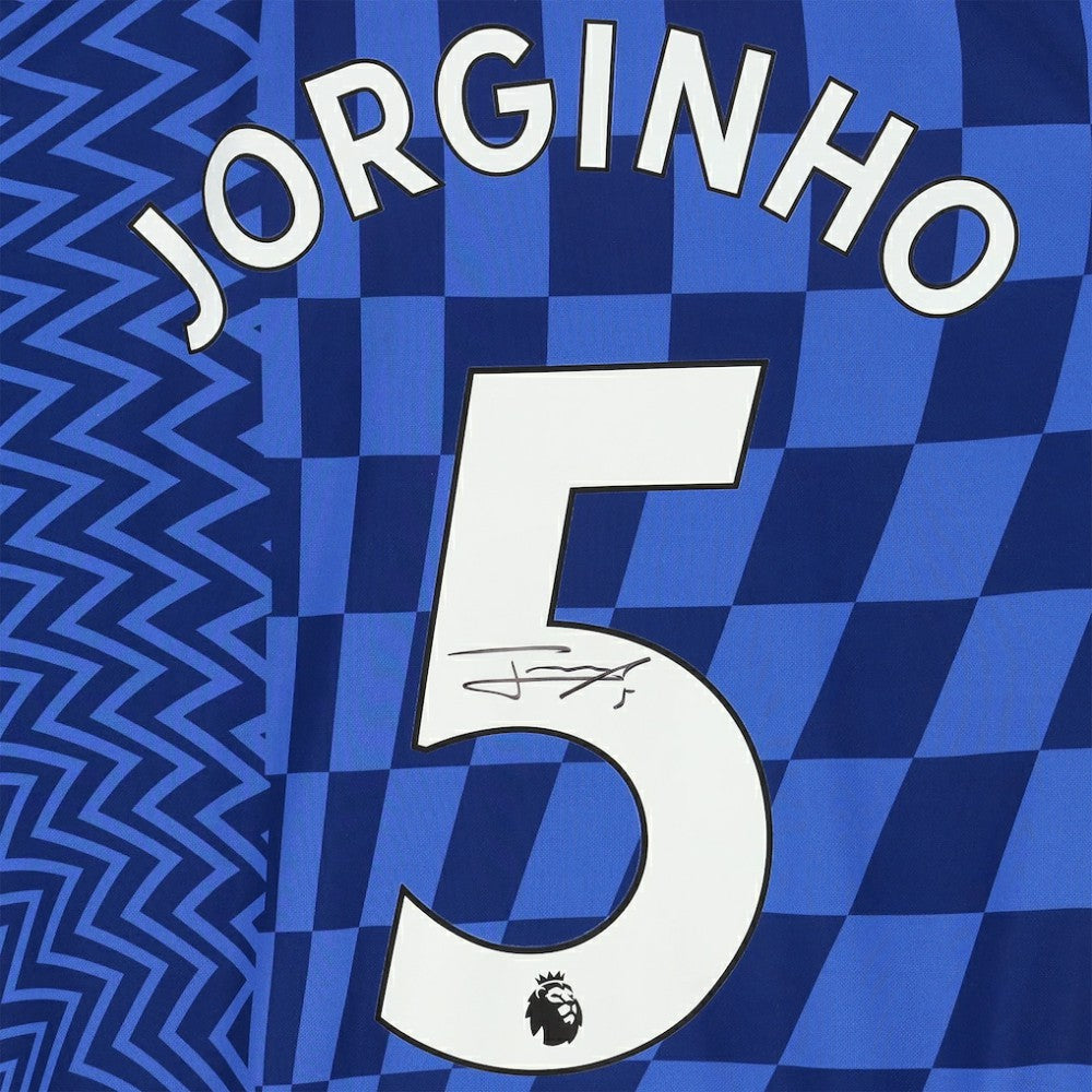 Jorginho Chelsea Autographed 2021-22 Home Jersey for sale