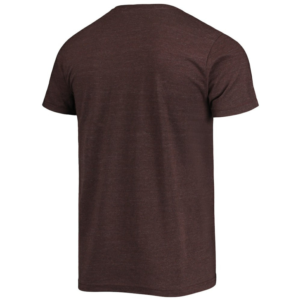 San Diego Padres Homage Hand Drawn Logo Tri-Blend T-Shirt Brown