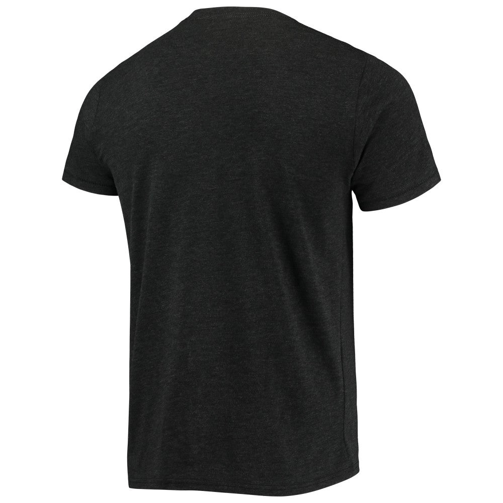 Cincinnati Reds Homage Hand-Drawn Logo Tri-Blend T-Shirt Charcoal