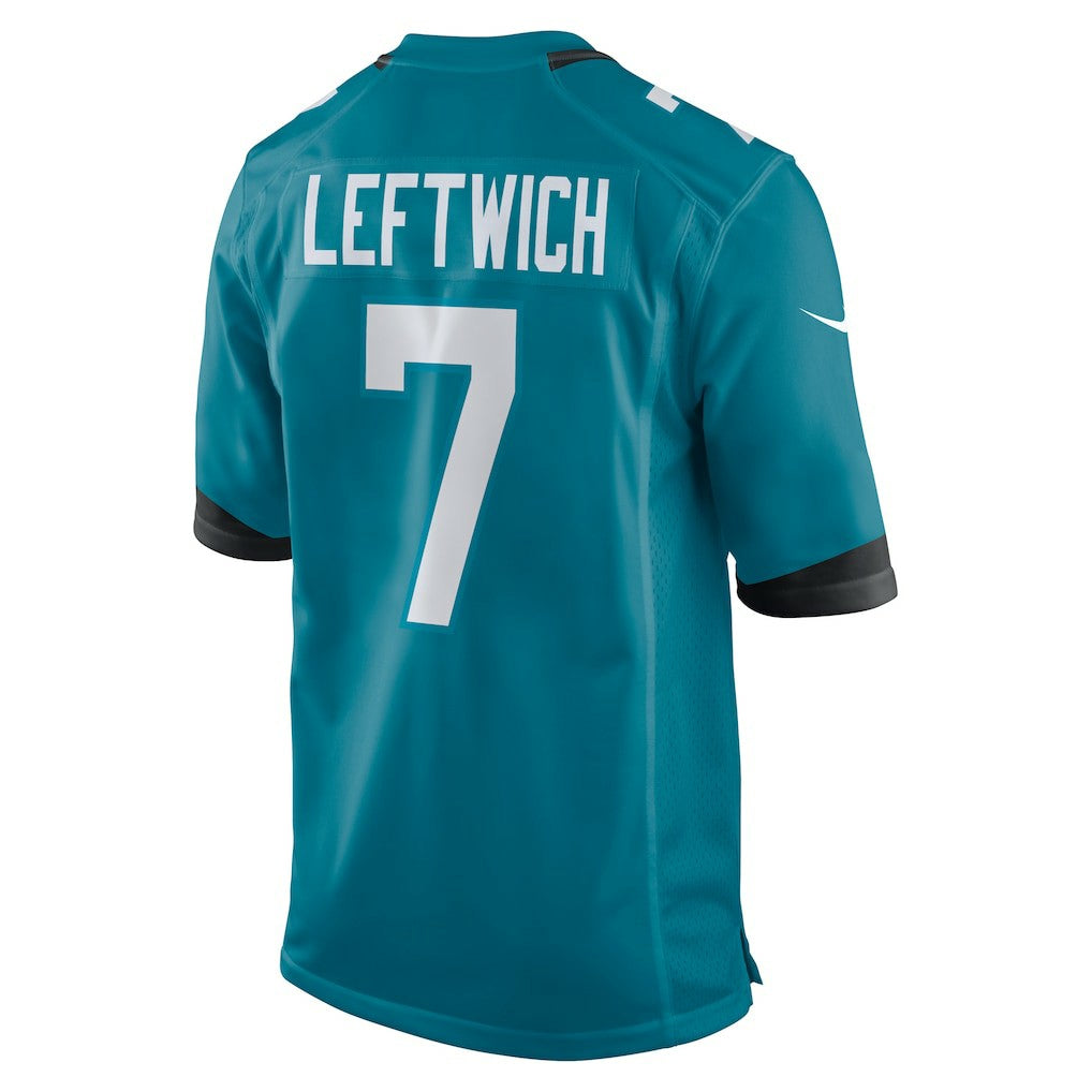 Byron Leftwich Jacksonville Jaguars Retired Player Game Jersey - Teal on sale