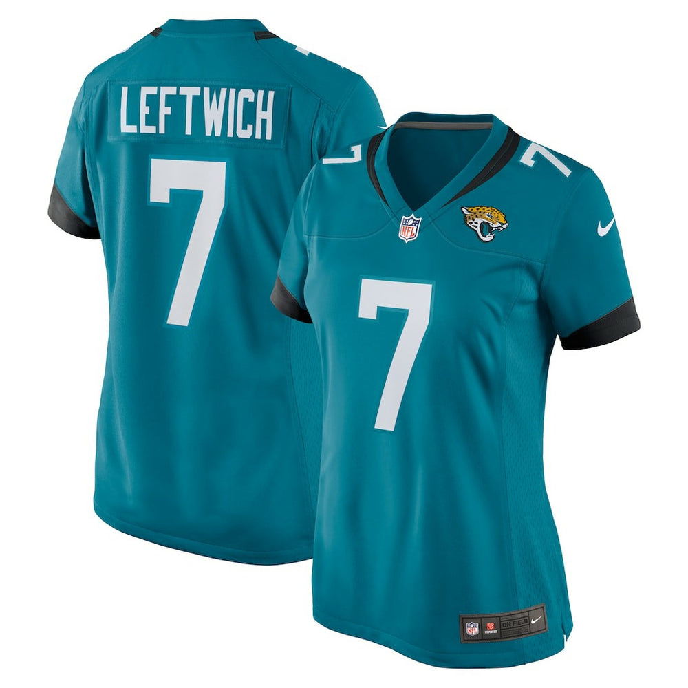 Byron Leftwich Jacksonville Jaguars Women's Retired Player Game Jersey - Teal on sale