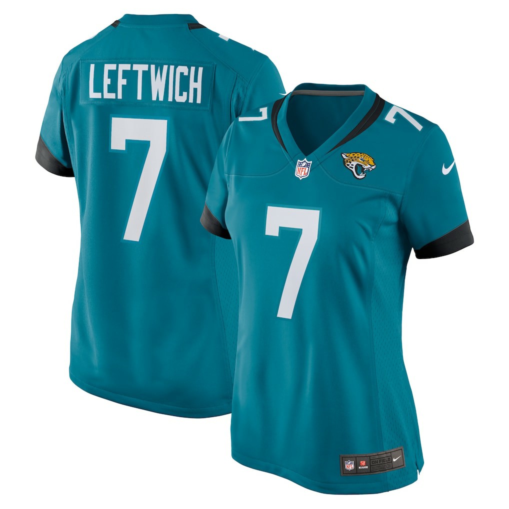 Byron Leftwich Jacksonville Jaguars Women's Retired Player Game Jersey - Teal on sale