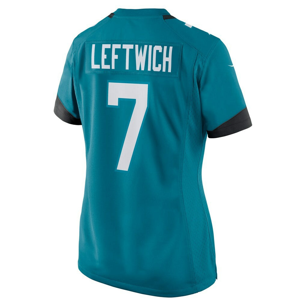 Byron Leftwich Jacksonville Jaguars Women's Retired Player Game Jersey - Teal on sale