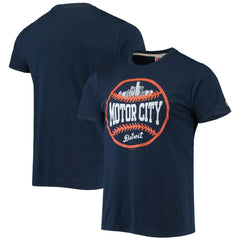 Detroit Tigers Homage Hyper Local Tri-Blend T-Shirt Navy