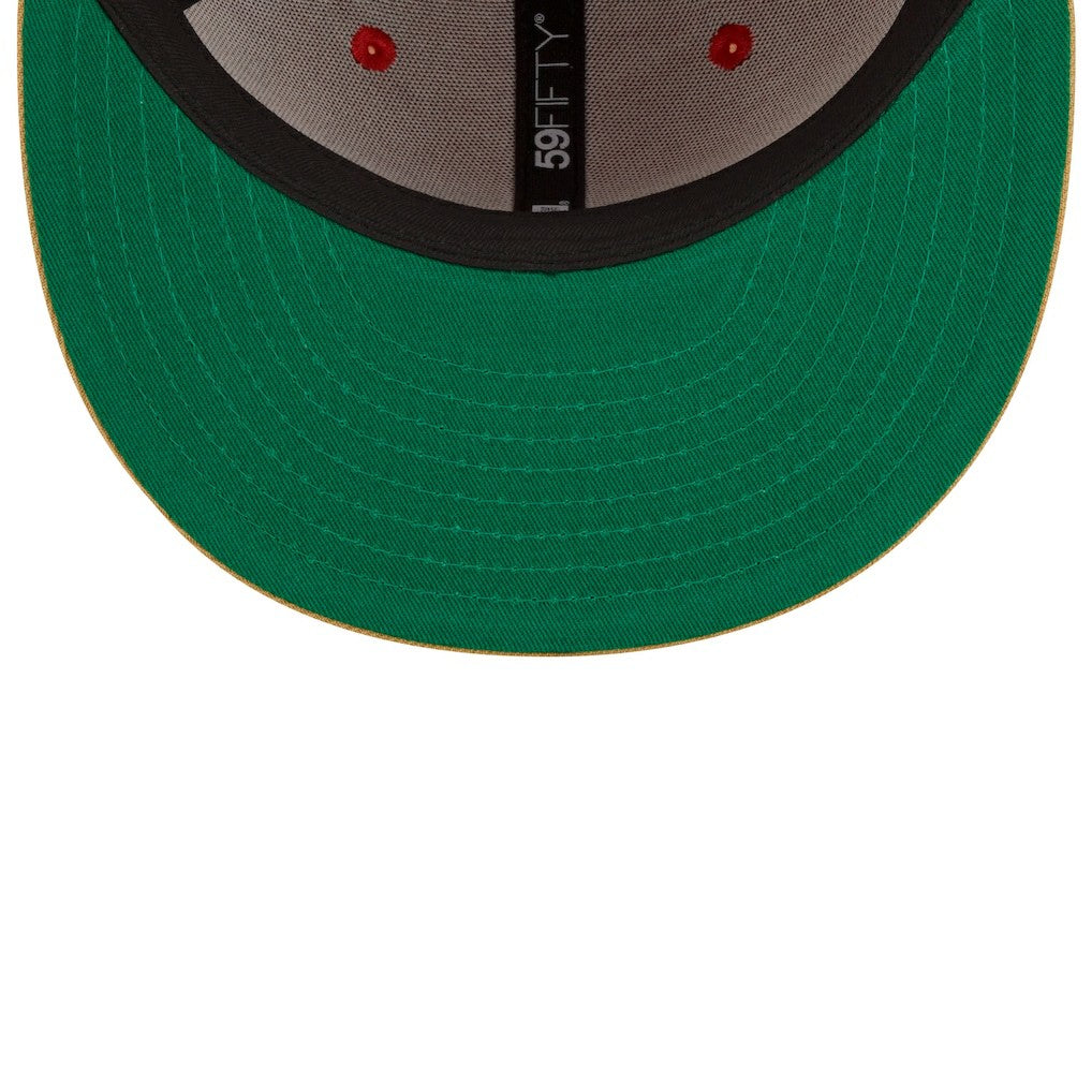 San Francisco 49ers New Era NFL x Staple Collection 59FIFTY Fitted Hat - Scarlet/Gold cheap