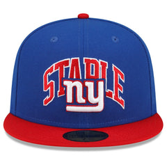 New York Giants New Era NFL x Staple Collection 59FIFTY Fitted Hat - Royal/Red outlet