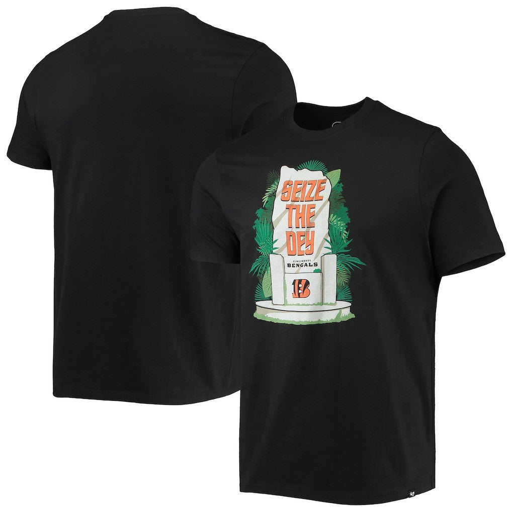 Cincinnati Bengals '47 Logo Super Rival T-Shirt - Black on sale