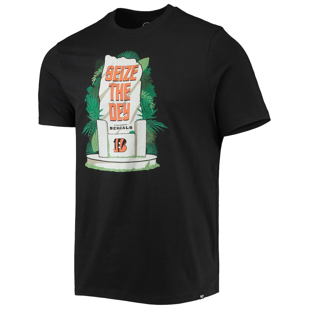 Cincinnati Bengals '47 Logo Super Rival T-Shirt - Black on sale