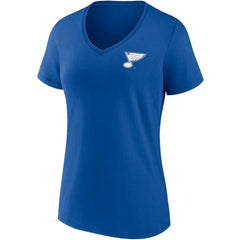 St. Louis Blues Fanatics Women's Team Mother's Day V-Neck T-Shirt - Blue T-shirts