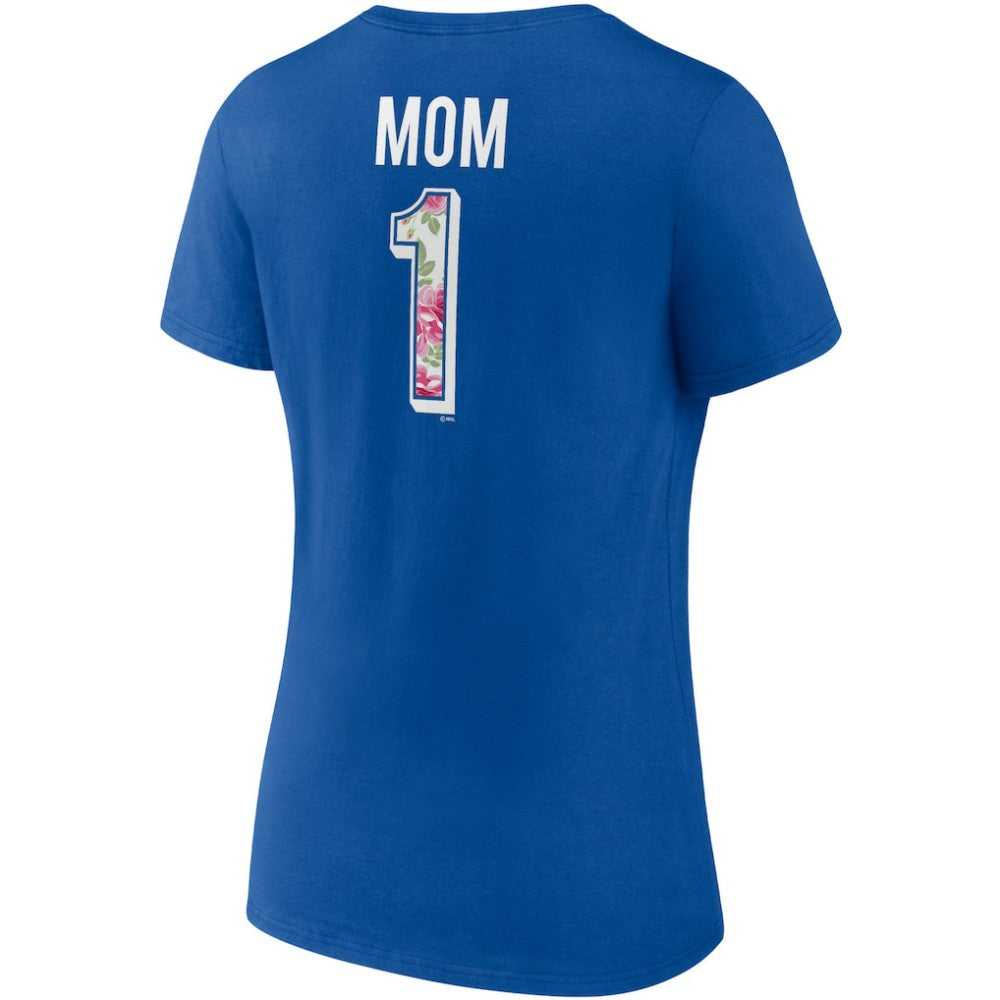 St. Louis Blues Fanatics Women's Team Mother's Day V-Neck T-Shirt - Blue T-shirts