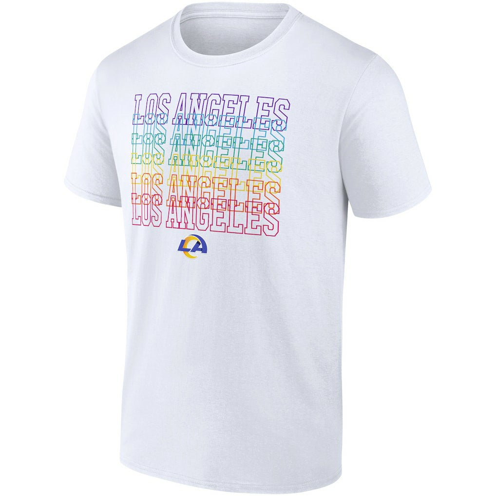 Los Angeles Rams City Pride Team T-Shirt - White on sale