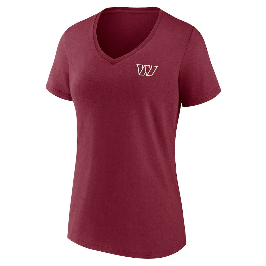 Washington Commanders Women's Team Mother's Day V-Neck T-Shirt - Burgundy discount