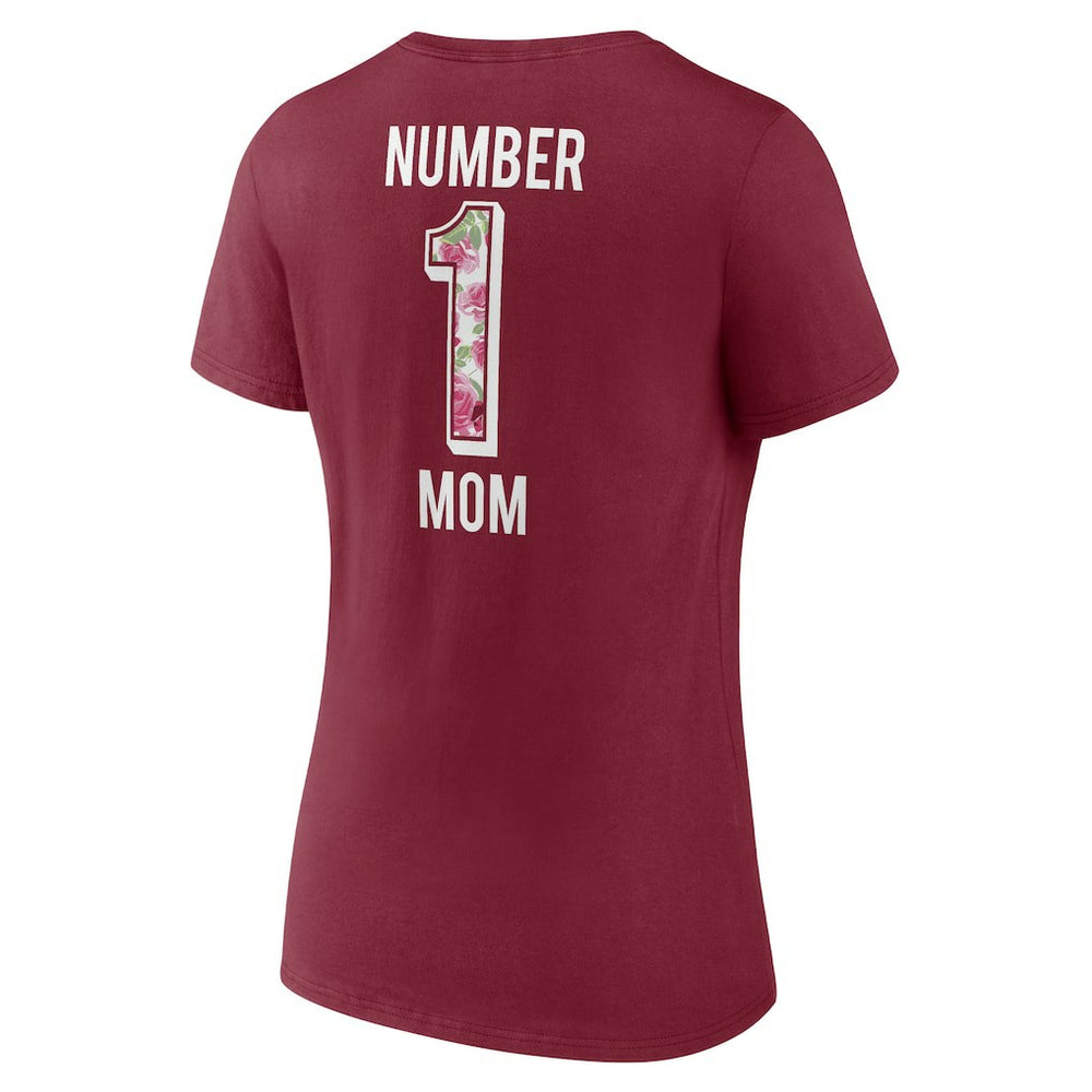 Washington Commanders Women's Team Mother's Day V-Neck T-Shirt - Burgundy discount