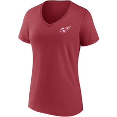 Arizona Cardinals Women's Team Mother's Day V-Neck T-Shirt - Cardinal discount