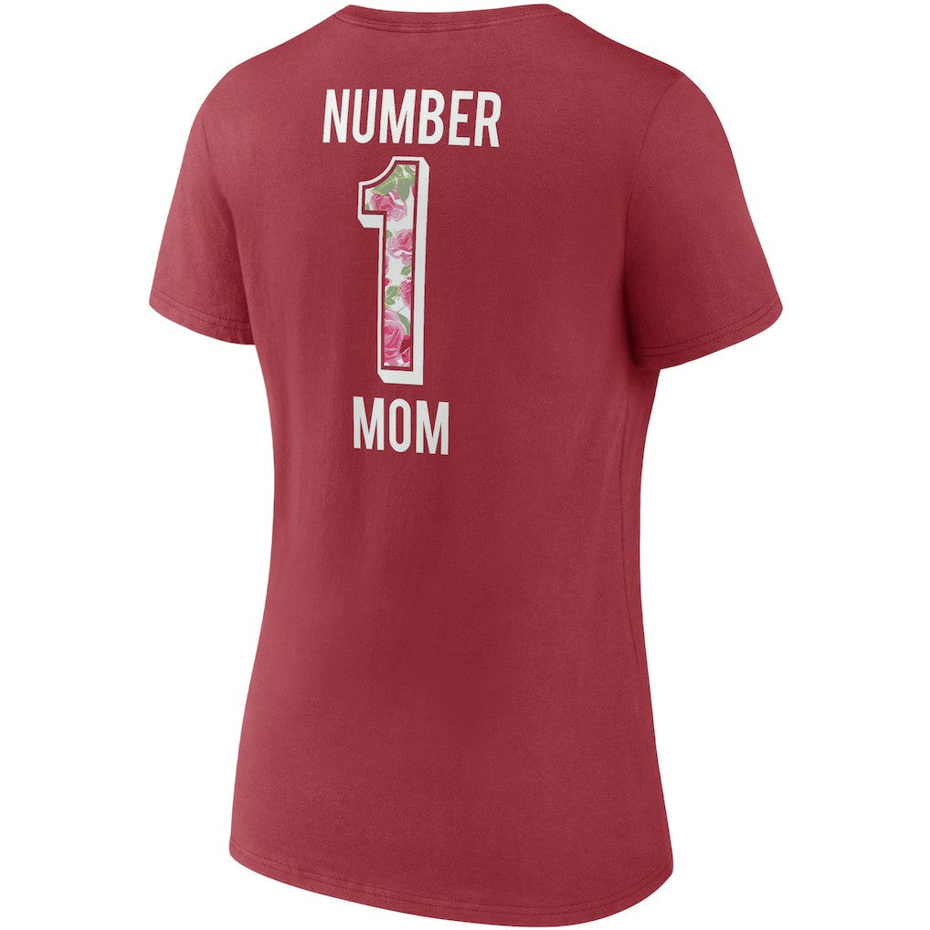 Arizona Cardinals Women's Team Mother's Day V-Neck T-Shirt - Cardinal discount