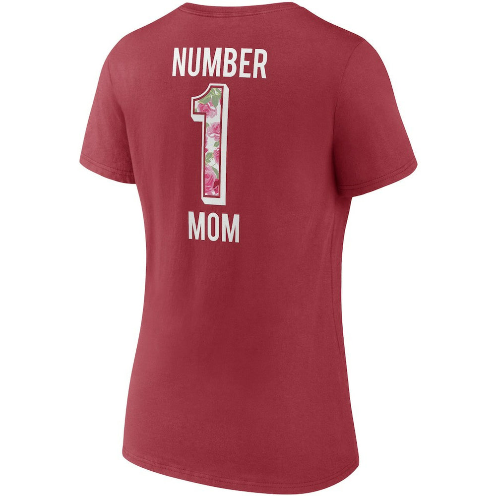 Arizona Cardinals Women's Team Mother's Day V-Neck T-Shirt - Cardinal discount