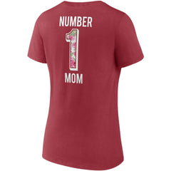 Arizona Cardinals Women's Team Mother's Day V-Neck T-Shirt - Cardinal discount