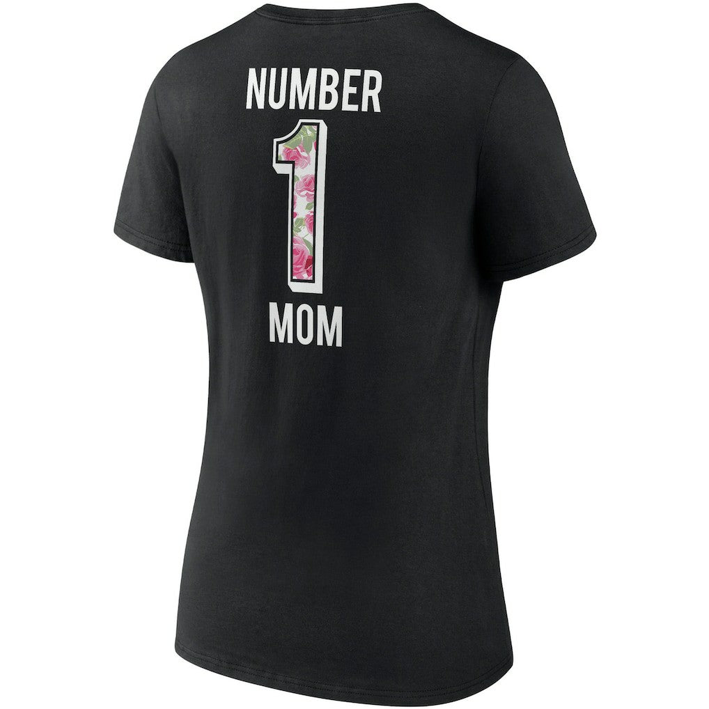 Cincinnati Bengals Women's Team Mother's Day V-Neck T-Shirt - Black outlet