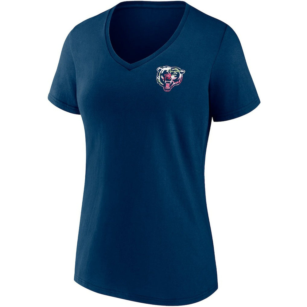 Chicago Bears Women's Team Mother's Day V-Neck T-Shirt - Navy for sale