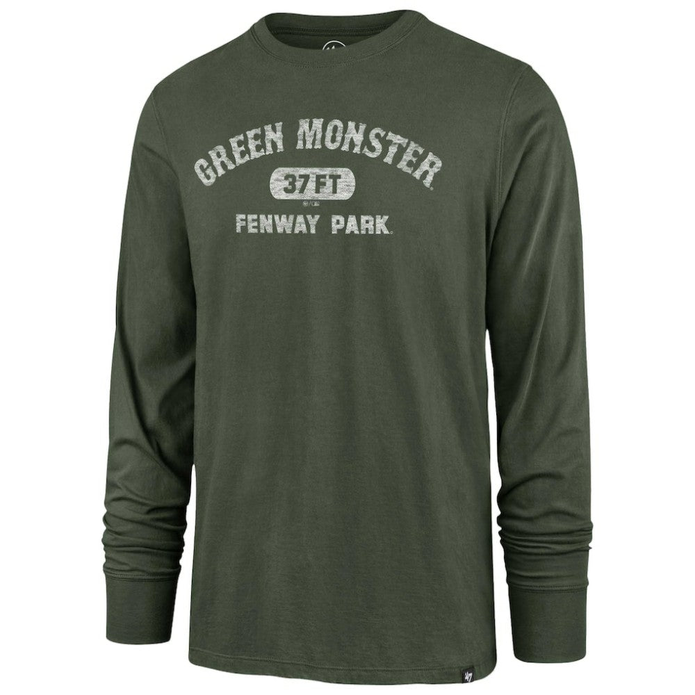 Boston Red Sox Distressed Green Monster Long Sleeve T-Shirt Green