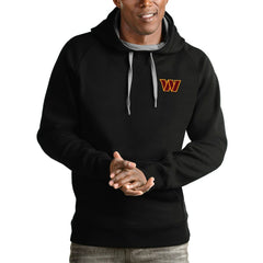 Washington Commanders Antigua Victory Pullover Hoodie - Black on sale