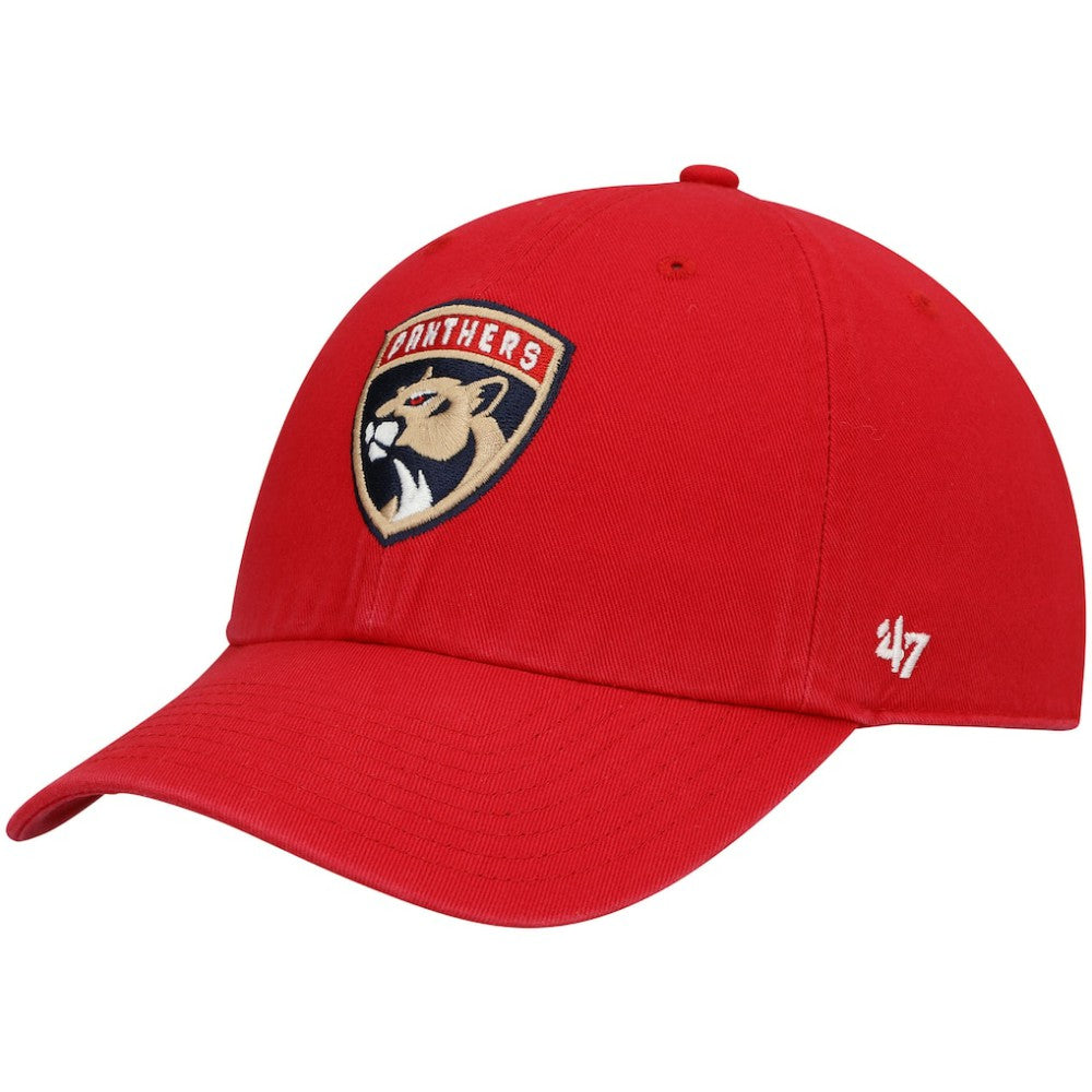 Florida Panthers '47 Logo Clean Up Adjustable Hat - Red Hats