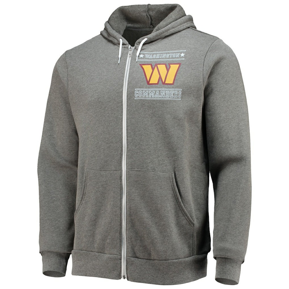 Washington Commanders NFL x Darius Rucker Collection Sponge Fleece Full-Zip Hoodie - Heathered Charcoal online