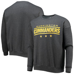 Washington Commanders NFL x Darius Rucker Collection Star Sponge Fleece Pullover Sweatshirt - Charcoal discount