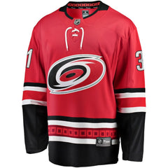 Frederik Andersen Carolina Hurricanes Fanatics Alternate Breakaway Player Jersey - Red Jerseys