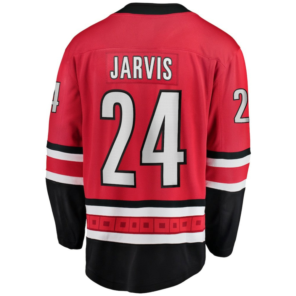 Seth Jarvis Carolina Hurricanes Fanatics Alternate Breakaway Player Jersey - Red Jerseys