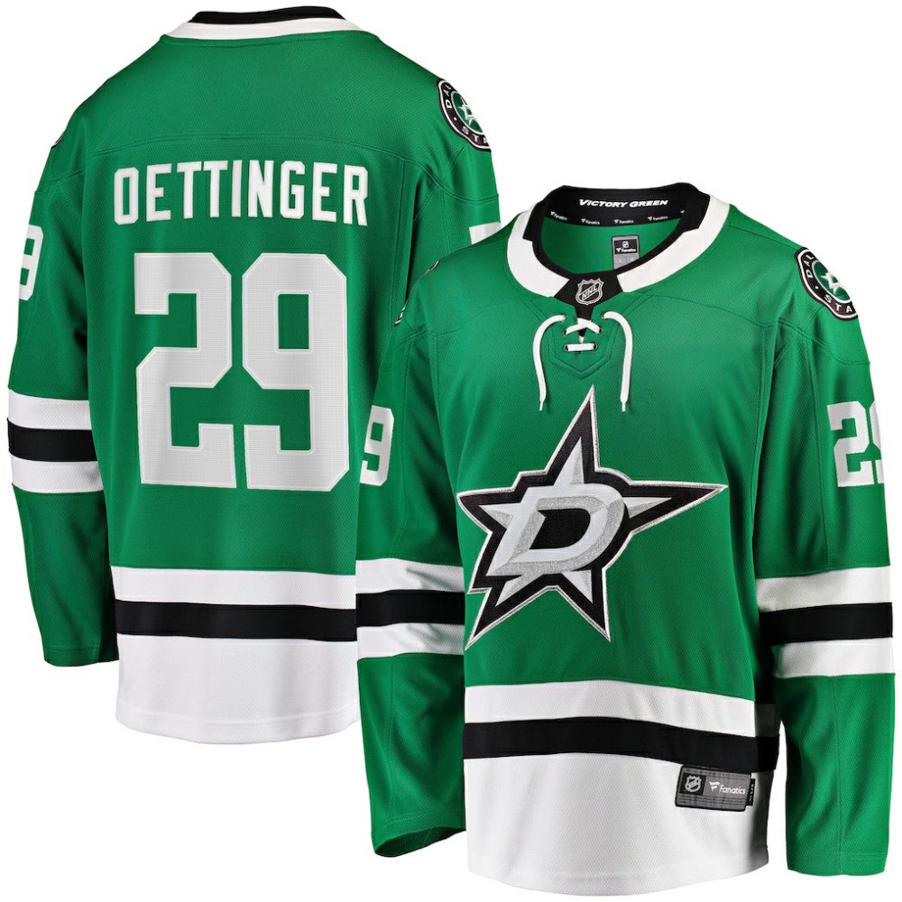 Jake Oettinger Dallas Stars Fanatics Home Breakaway Player Jersey - Kelly Green Jerseys