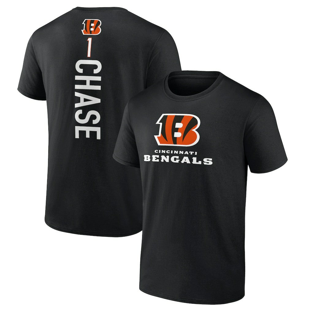 Ja'Marr Chase Cincinnati Bengals Playmaker T-Shirt - Black on sale