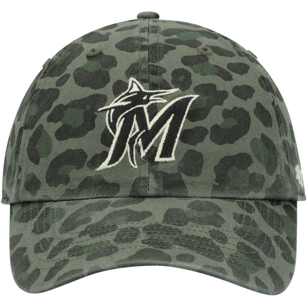 Miami Marlins Women's Bagheera Clean Up Adjustable Hat Green