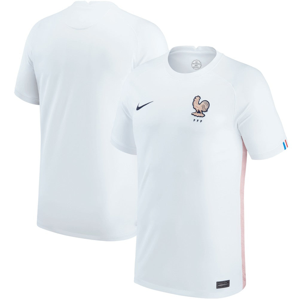 France Women's National Team Youth 2022/23 Away Replica Blank Jersey - White outlet