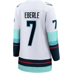 Jordan Eberle Seattle Kraken Fanatics Women's Away Breakaway Jersey - White Jerseys