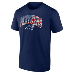 Carolina Panthers Banner Wave Logo T-Shirt - Navy outlet