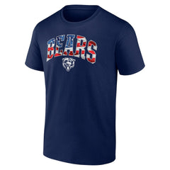 Chicago Bears Banner Wave Logo T-Shirt - Navy online