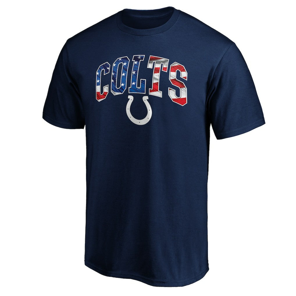 Indianapolis Colts Banner Wave Logo T-Shirt - Navy outlet