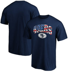 San Francisco 49ers Banner Wave Logo T-Shirt - Navy cheap