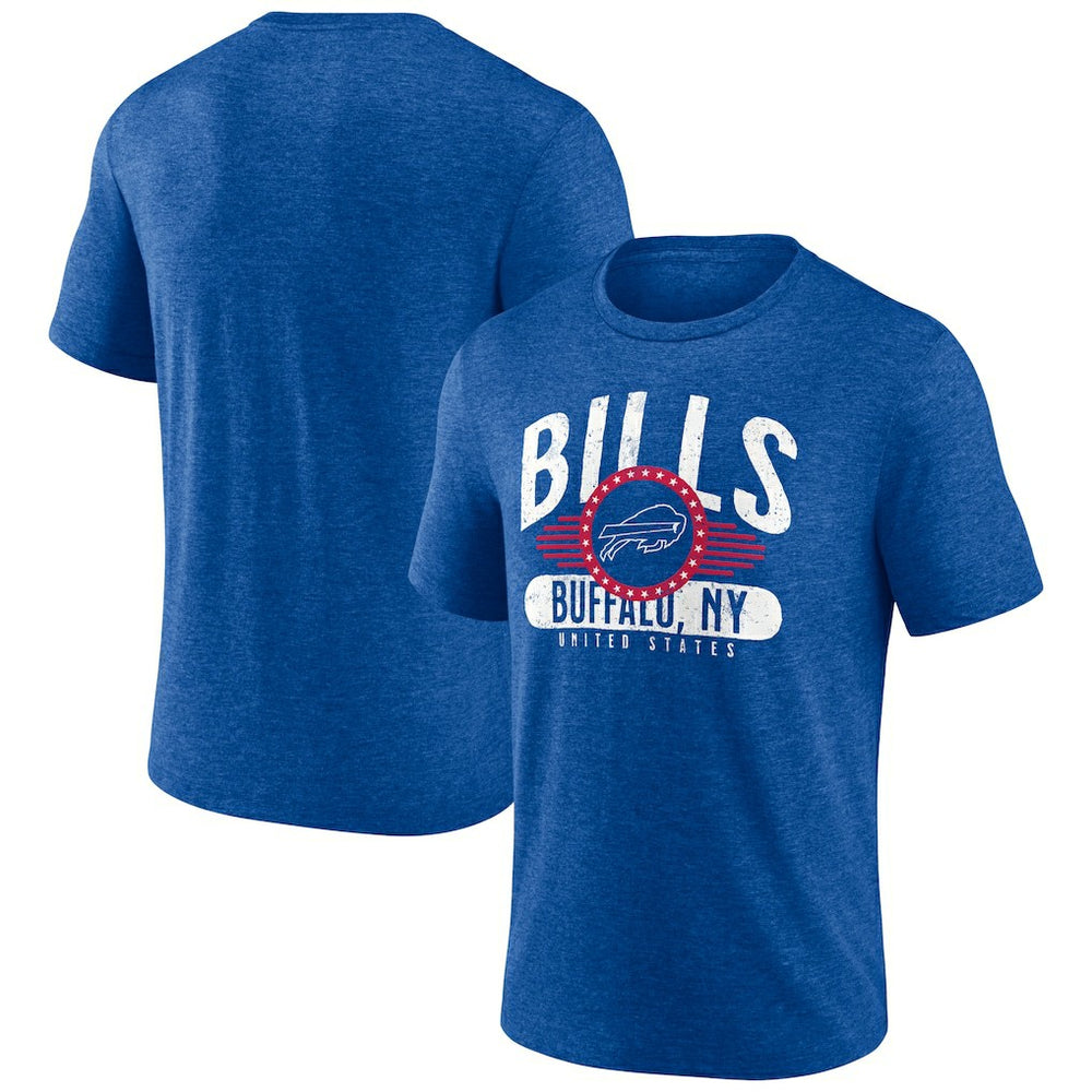Buffalo Bills Badge of Honor Tri-Blend T-Shirt - Royal outlet