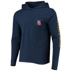 St. Louis Cardinals Vineyard Vines Long Sleeve Hoodie T-Shirt Navy